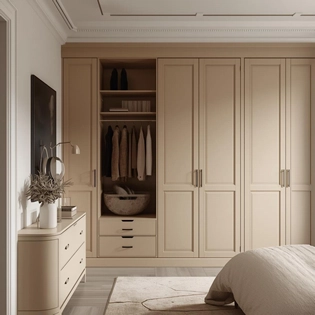 Bespoke fitted wardrobes with built-in storage